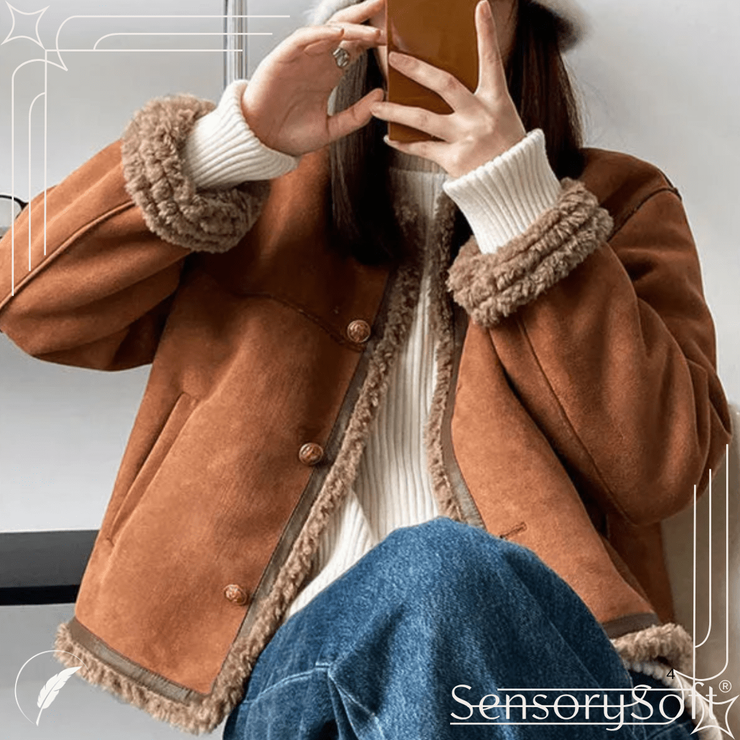 Idle Style Lamb Plush Coat Women's Winter Fur Jacket Thick - SensorySoft