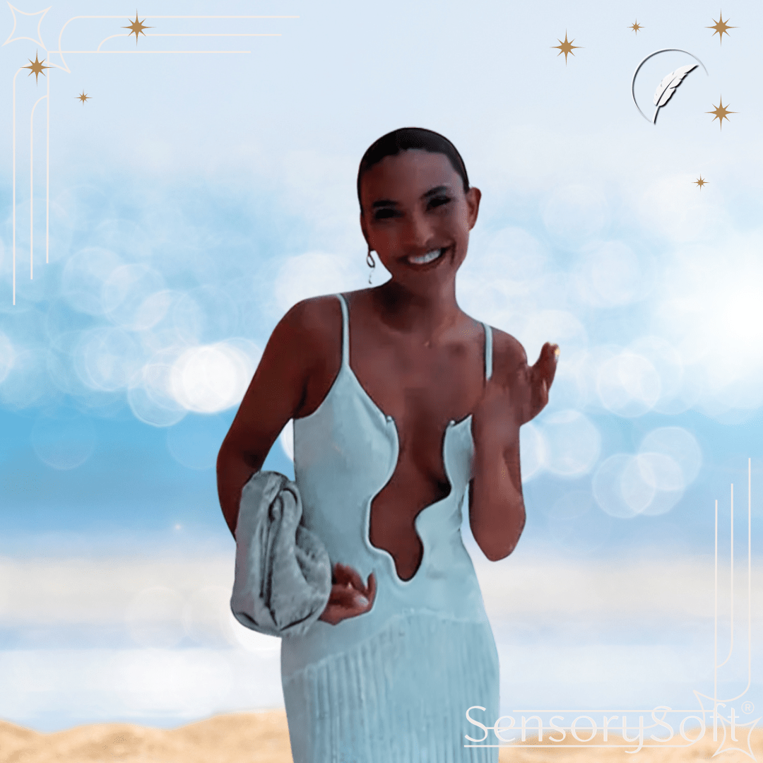 Irregular Wave Hollow Out Sexy Long Dress - SensorySoft