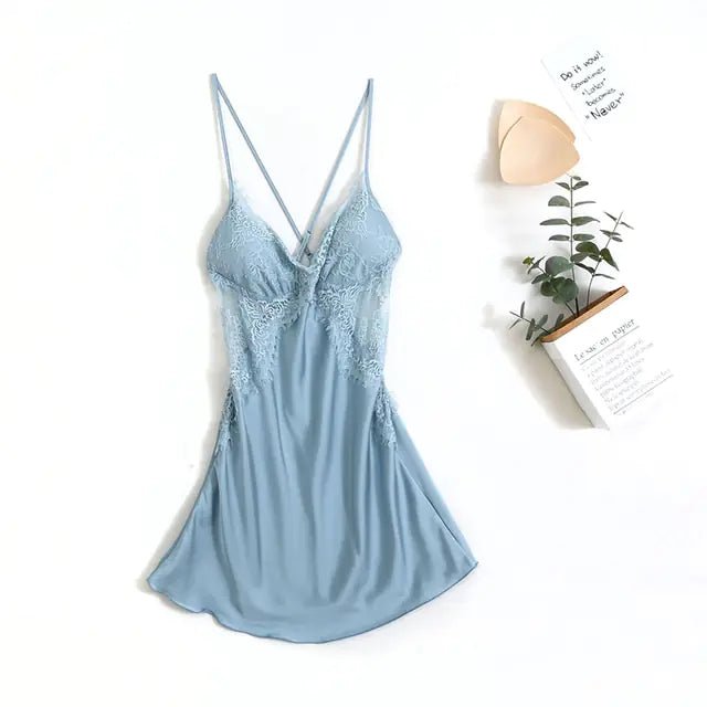 Lace Perspective Nightdress - SensorySoft