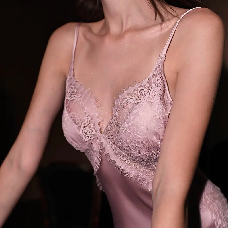 Lace Perspective Nightdress - SensorySoft