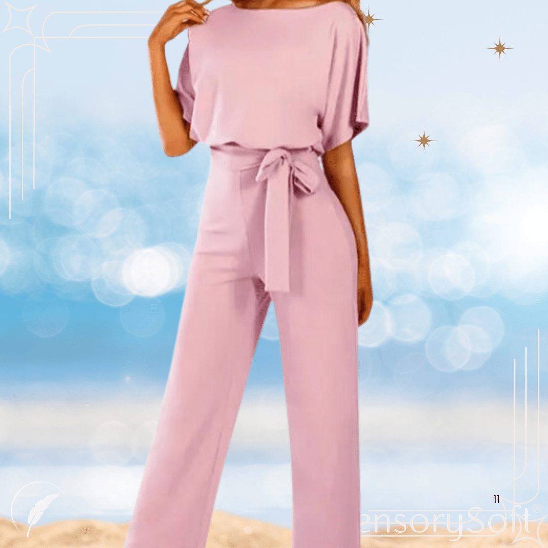 Lace Up Casual Slim Romper - SensorySoft
