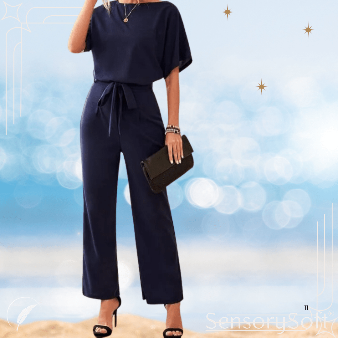 Lace Up Casual Slim Romper - SensorySoft