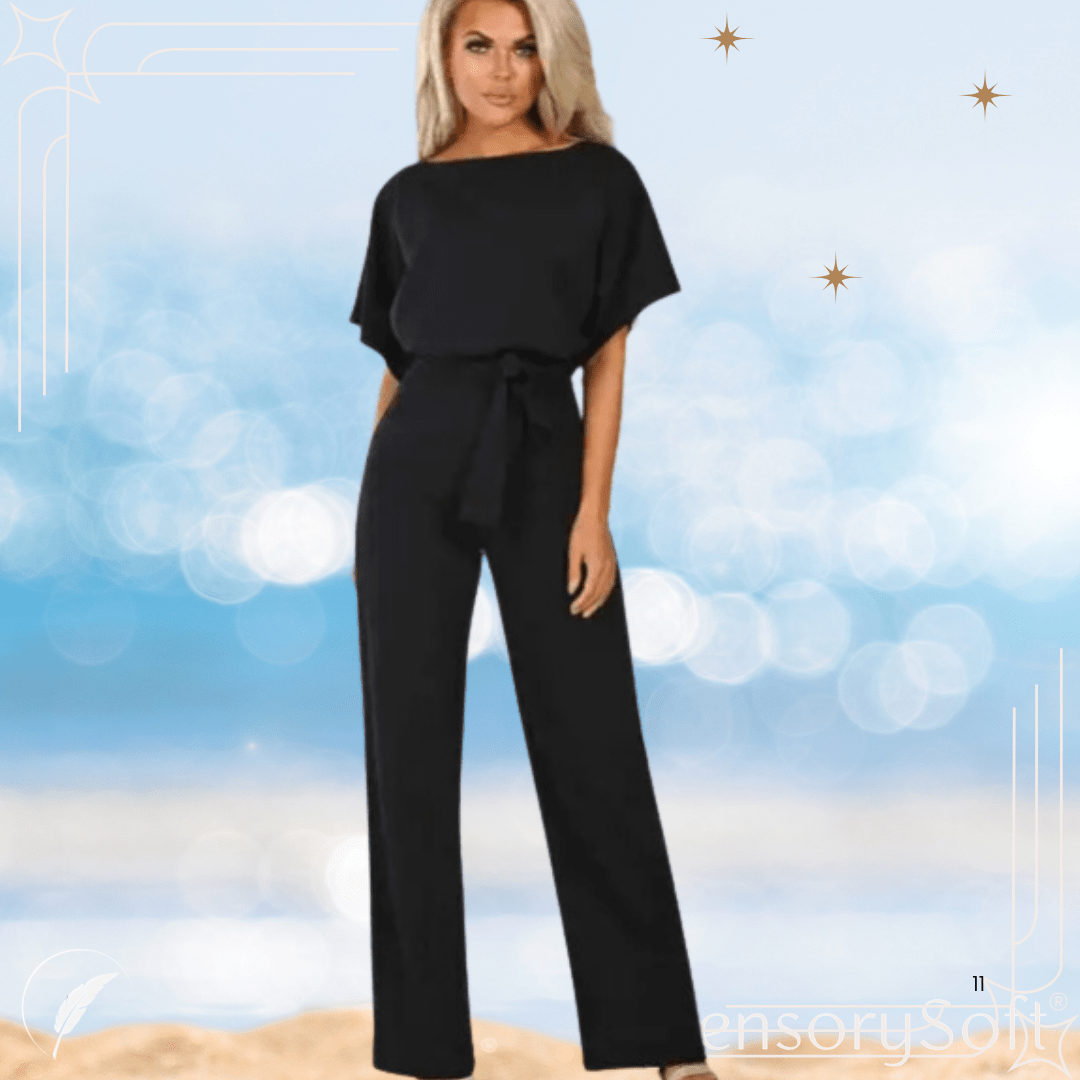 Lace Up Casual Slim Romper - SensorySoft