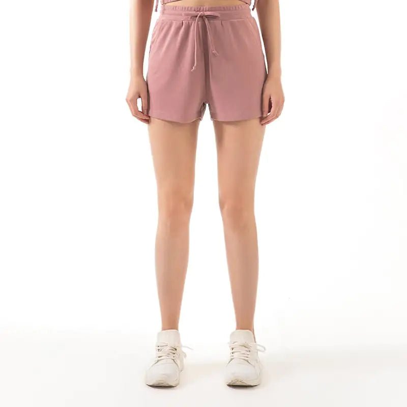 Lace Wide Loose Yoga Shorts for Women's Fitness - SensorySoft