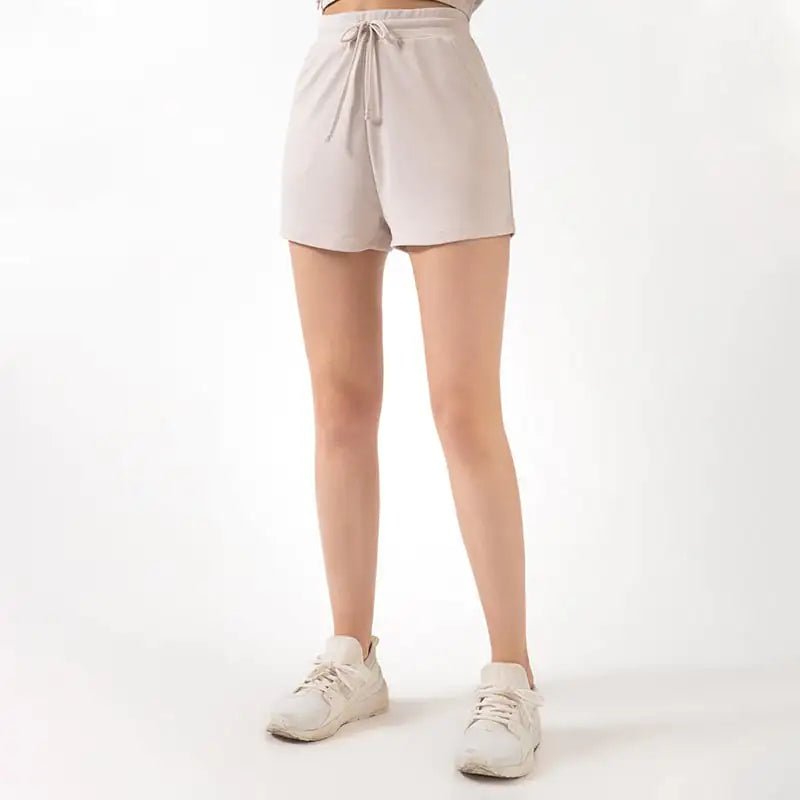 Lace Wide Loose Yoga Shorts for Women's Fitness - SensorySoft