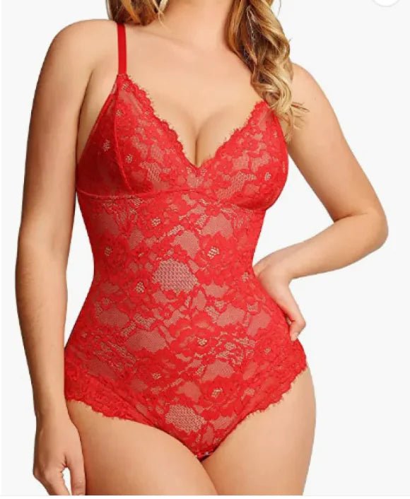 Lacey Seamless Underwear Slimming Corset - SensorySoftShop