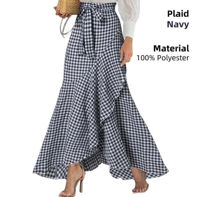 Ladies Casual Loose Ruffles Skirt - SensorySoftShop