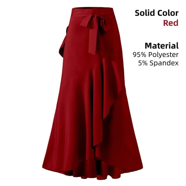 Ladies Casual Loose Ruffles Skirt - SensorySoftShop