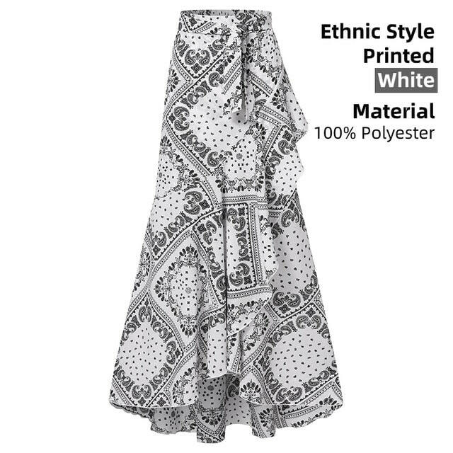 Ladies Casual Loose Ruffles Skirt - SensorySoft
