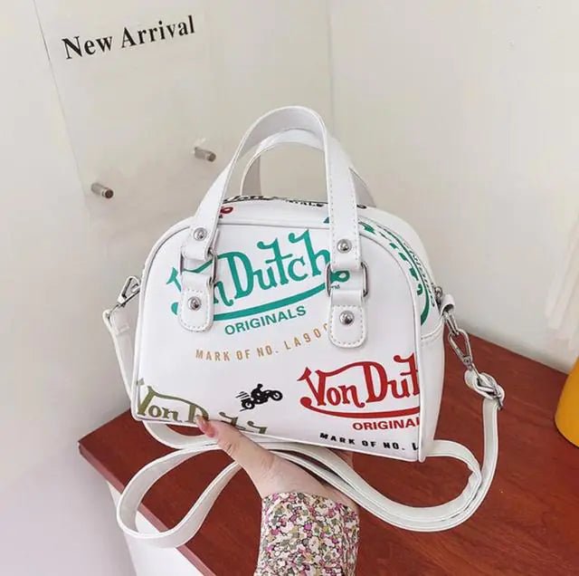 Ladies Shopping Crossbody Graffiti Purses - SensorySoftShop