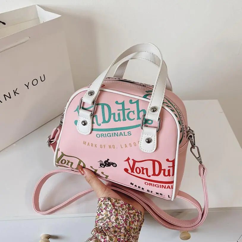 Ladies Shopping Crossbody Graffiti Purses - SensorySoftShop