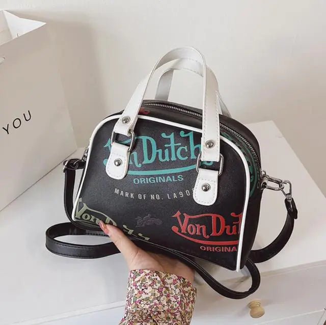 Ladies Shopping Crossbody Graffiti Purses - SensorySoftShop