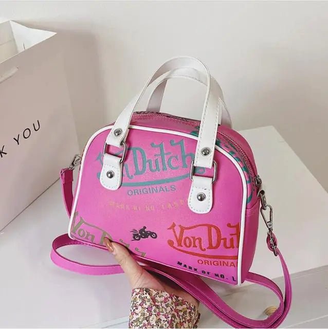 Ladies Shopping Crossbody Graffiti Purses - SensorySoftShop
