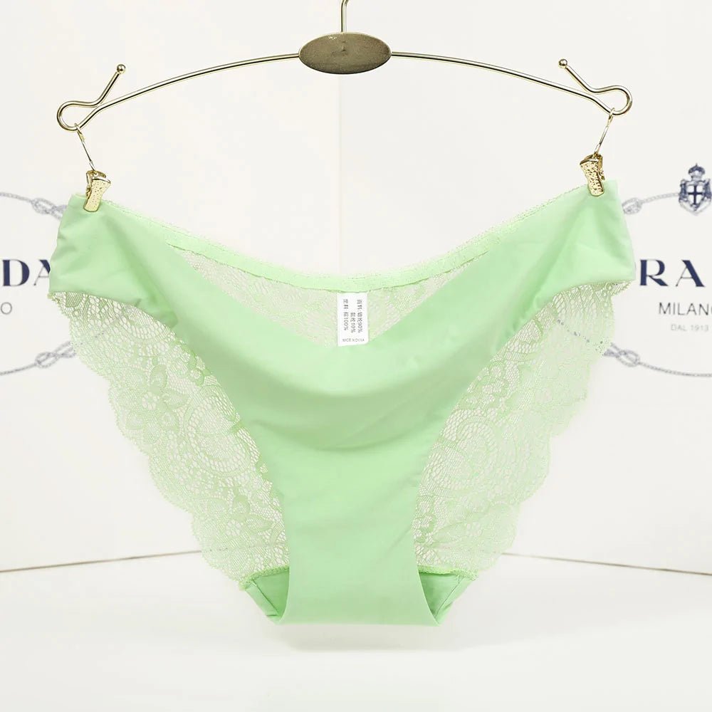 Ladies Transparent Low - Rise Cotton Briefs - SensorySoftShop