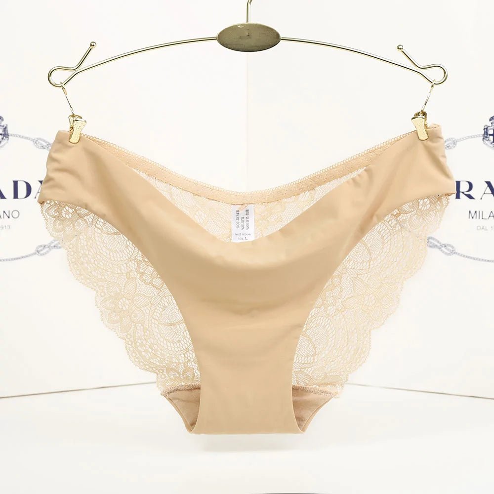 Ladies Transparent Low - Rise Cotton Briefs - SensorySoftShop