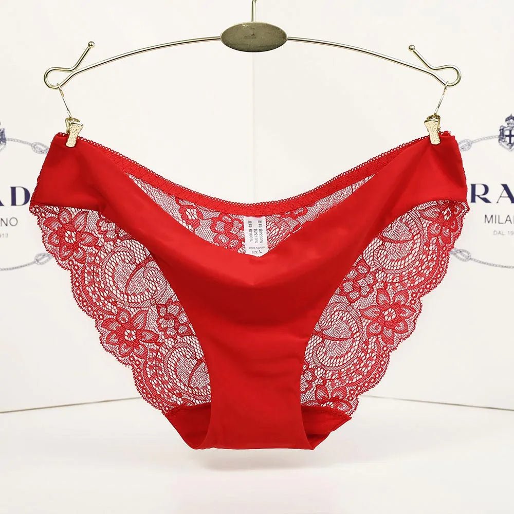 Ladies Transparent Low - Rise Cotton Briefs - SensorySoftShop