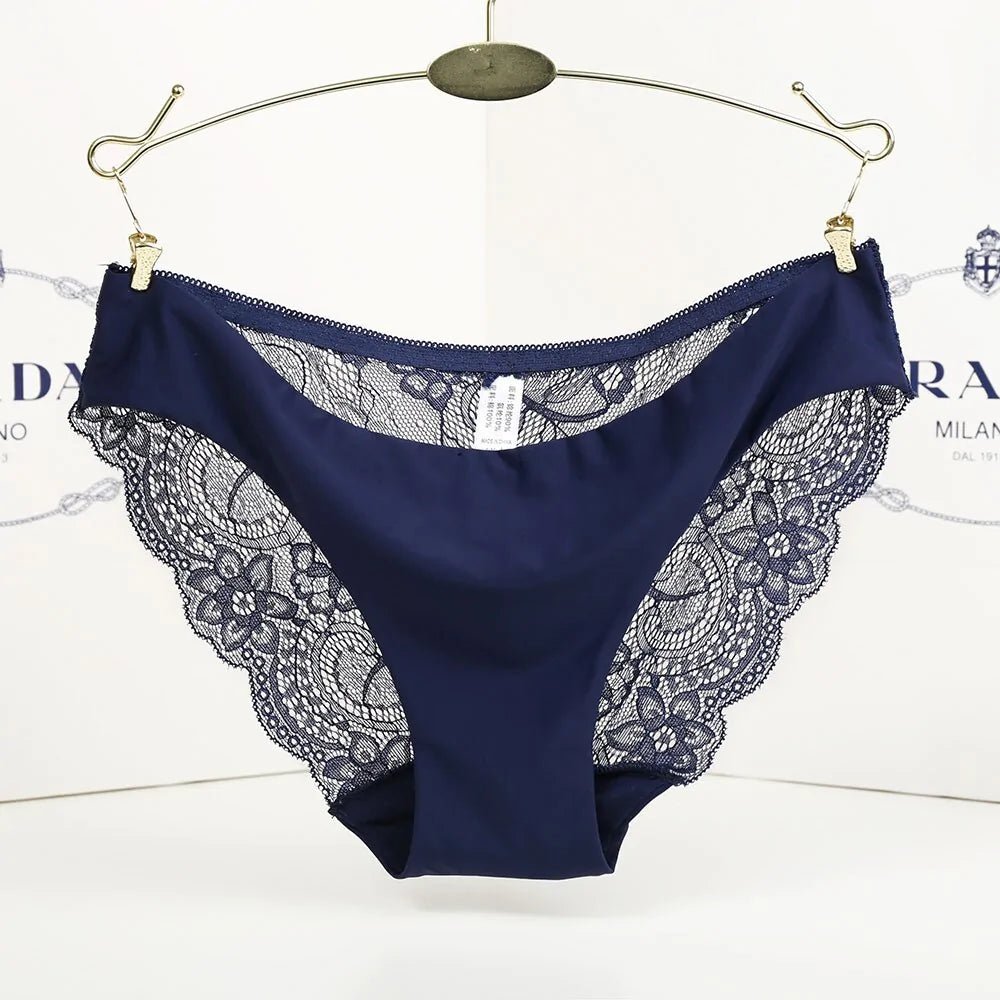 Ladies Transparent Low - Rise Cotton Briefs - SensorySoftShop