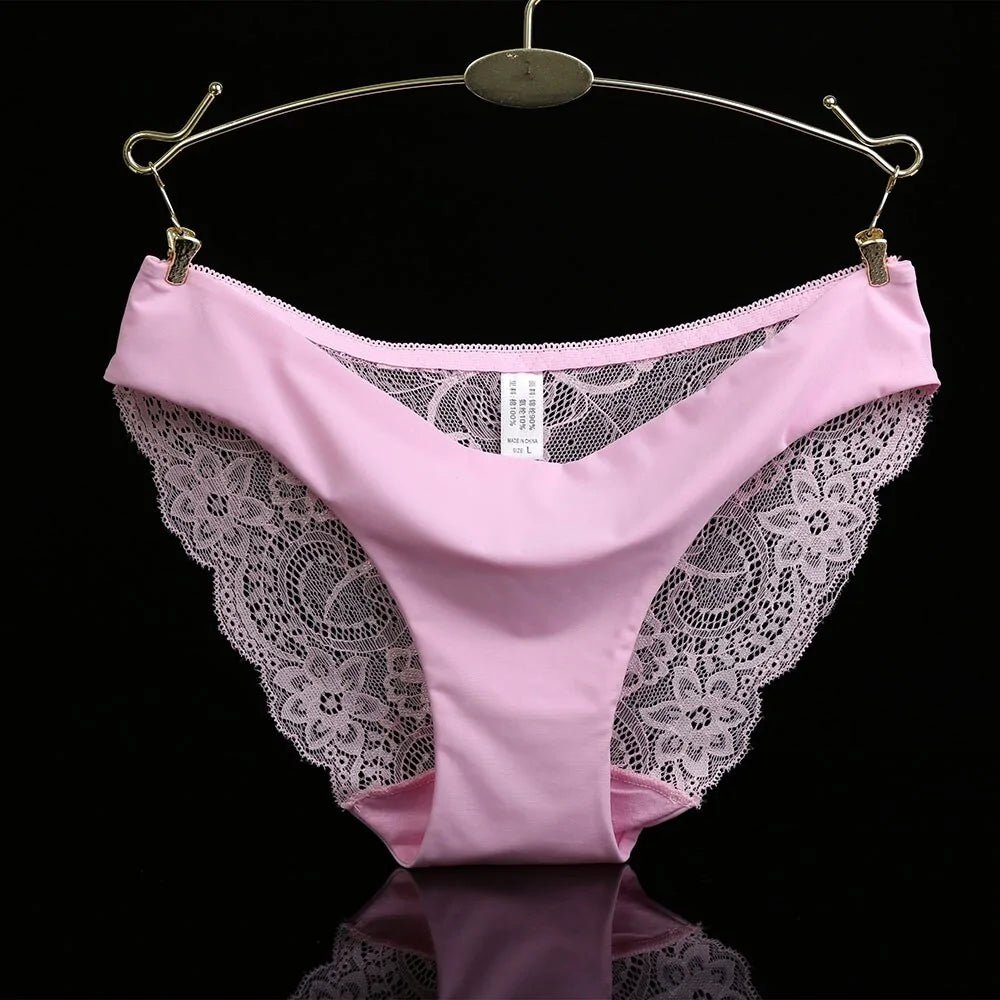 Ladies Transparent Low - Rise Cotton Briefs - SensorySoftShop