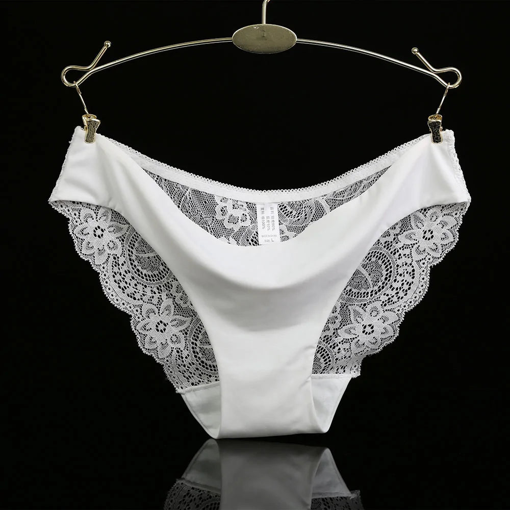 Ladies Transparent Low - Rise Cotton Briefs - SensorySoftShop