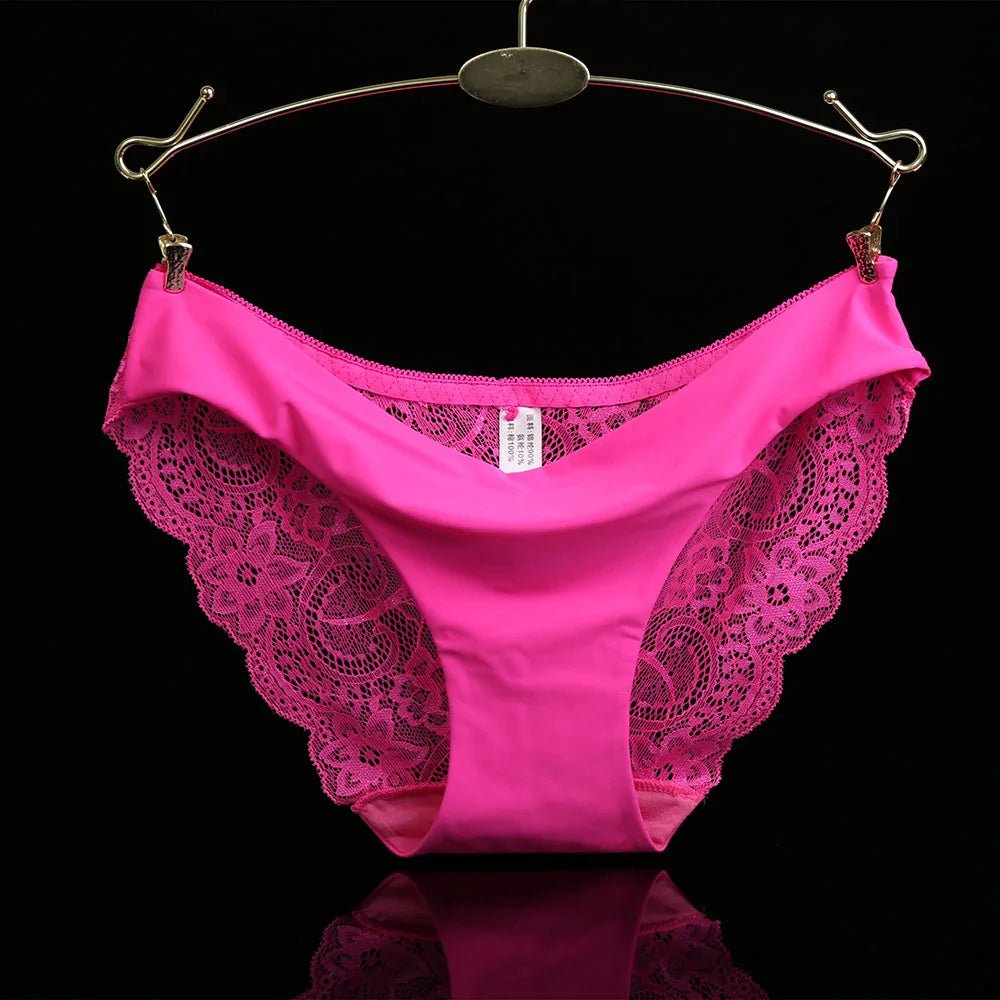 Ladies Transparent Low - Rise Cotton Briefs - SensorySoftShop