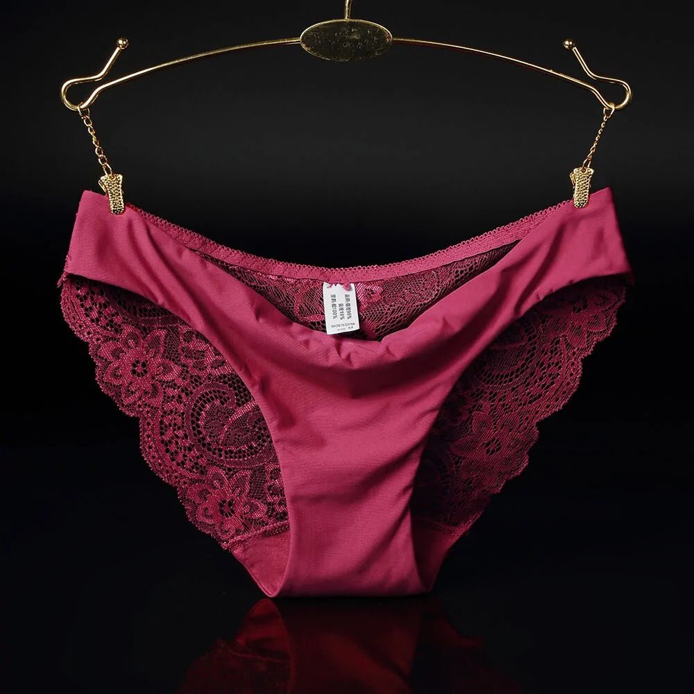 Ladies Transparent Low - Rise Cotton Briefs - SensorySoftShop