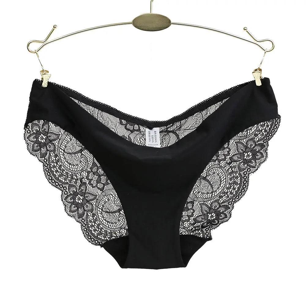 Ladies Transparent Low - Rise Cotton Briefs - SensorySoftShop