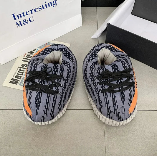 Large - Size Cotton Bread Slippers - SensorySoft