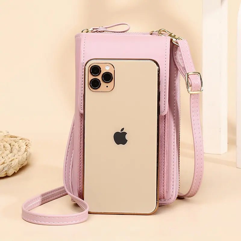 Leather Ladies Wallet Crossbody Bag - SensorySoftShop