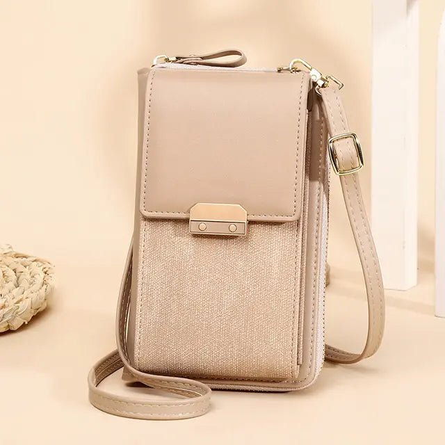 Leather Ladies Wallet Crossbody Bag - SensorySoftShop