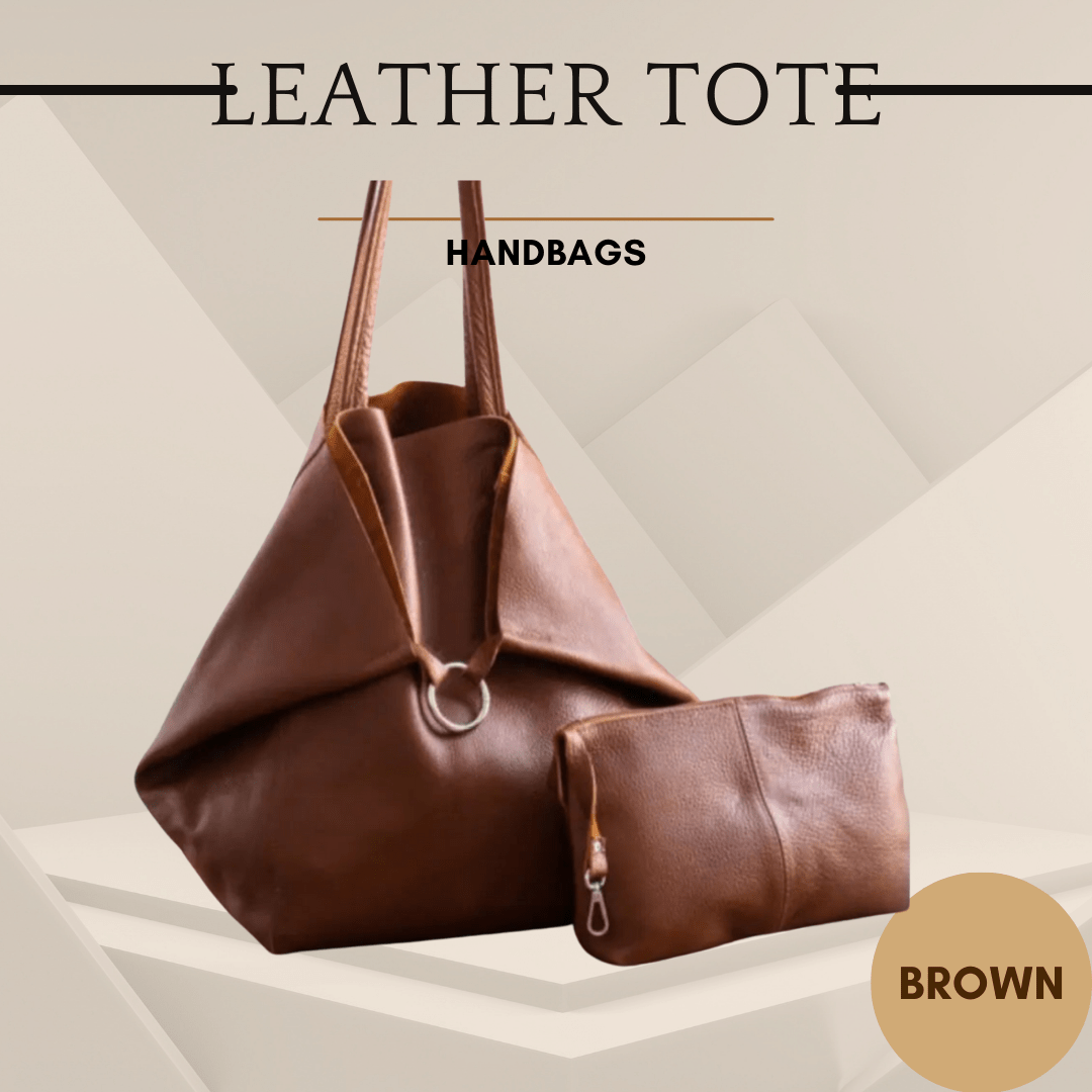 Leather Tote Handbags - SensorySoft