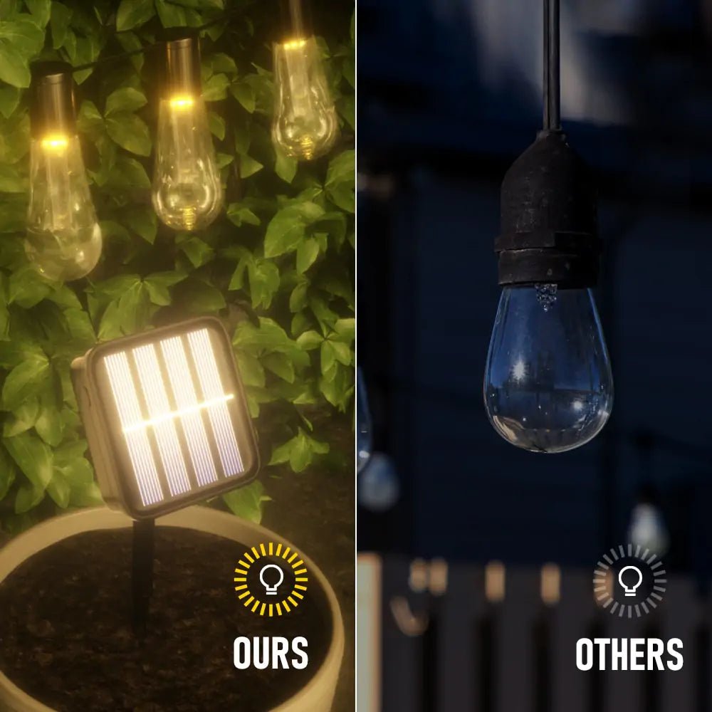 LED Solar Christmas Lights - SensorySoftShop