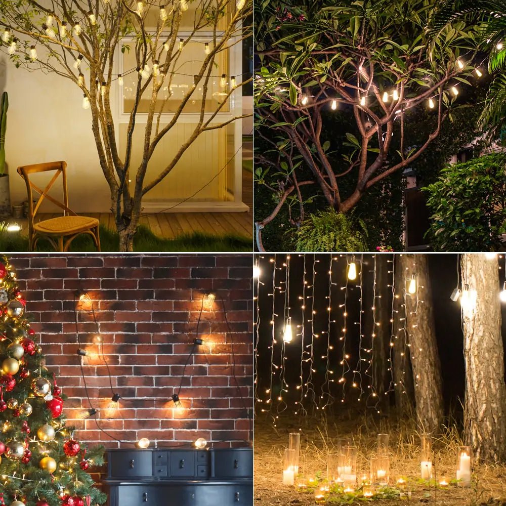LED Solar Christmas Lights - SensorySoftShop