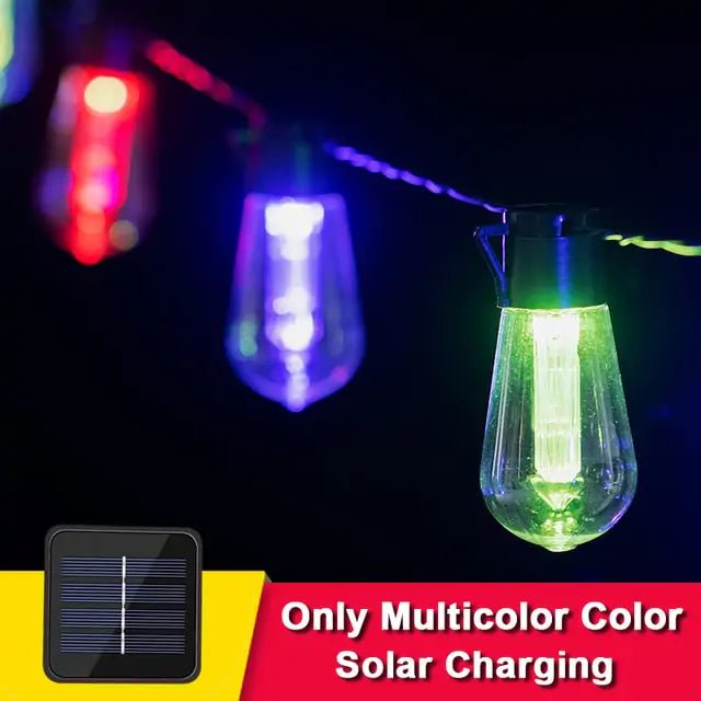 LED Solar Christmas Lights - SensorySoftShop
