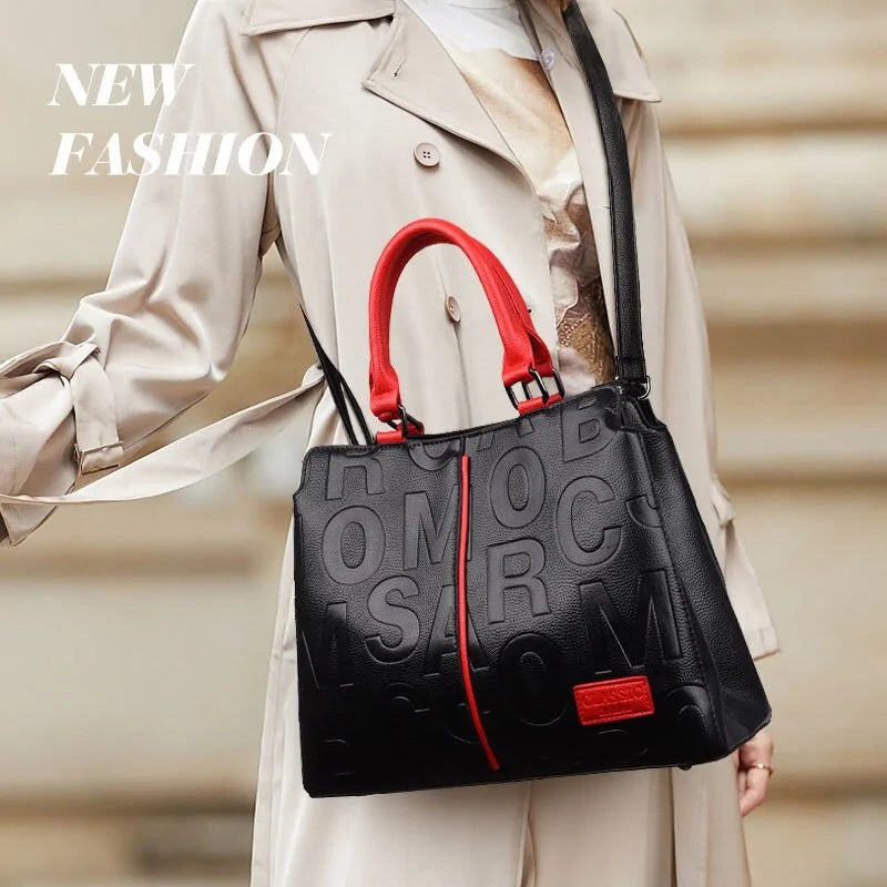 Letter Printed Luxury Handbags - SensorySoftShop