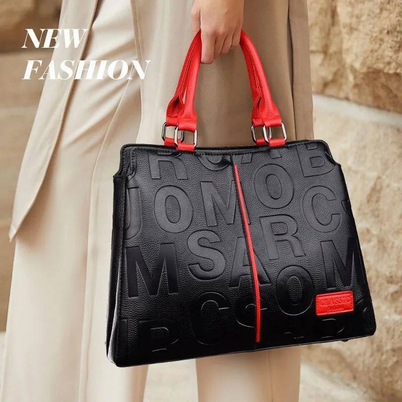 Letter Printed Luxury Handbags - SensorySoftShop