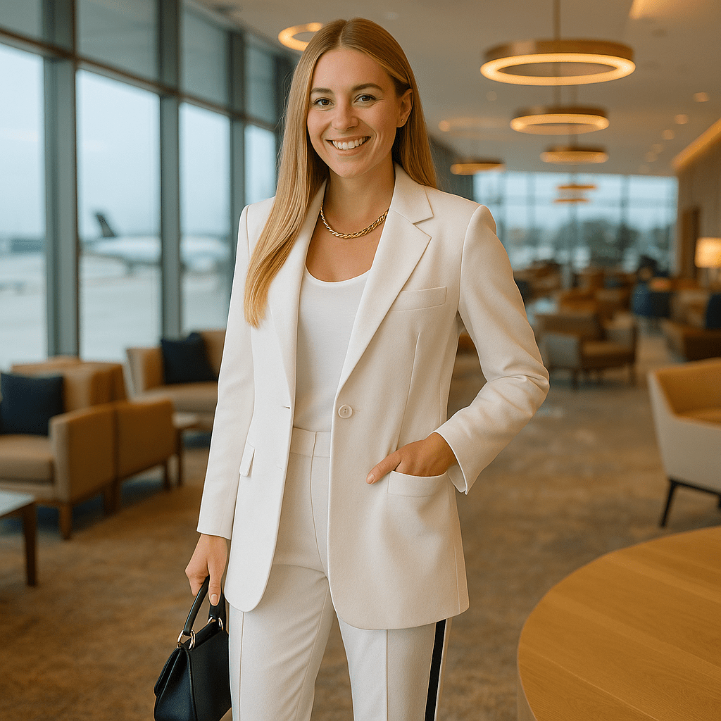 Long Sleeve Lapel Casual Suit In Crisp White - SensorySoft