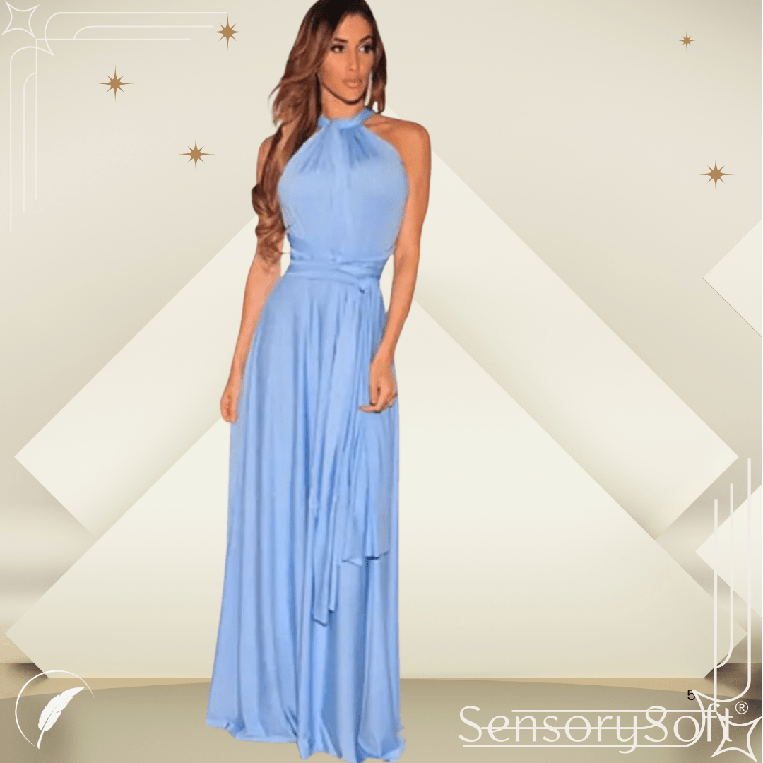 Long Wrap Dress - SensorySoft