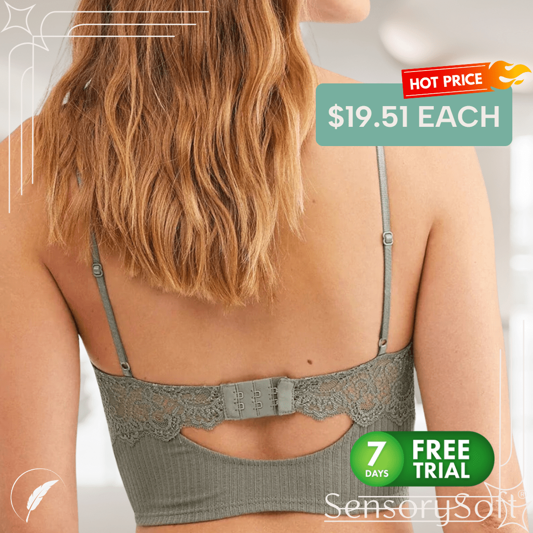 Longline Lace Push Up Bra - SensorySoft