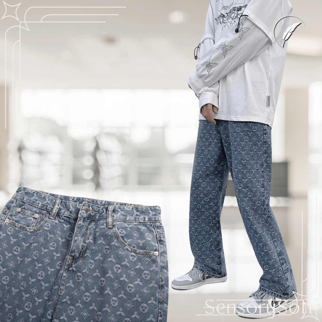 Loose Jeans - Vintage Style Meets Modern Comfort - SensorySoft