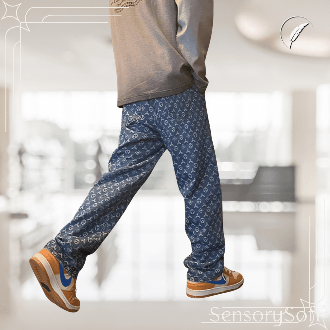 Loose Jeans - Vintage Style Meets Modern Comfort - SensorySoft