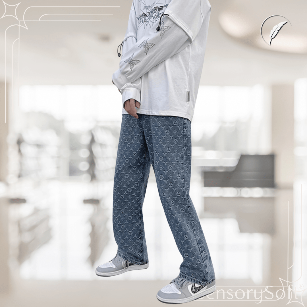 Loose Jeans - Vintage Style Meets Modern Comfort - SensorySoft