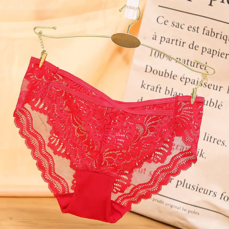 Low Waist Sexy Lace Women's Panties - SensorySoft