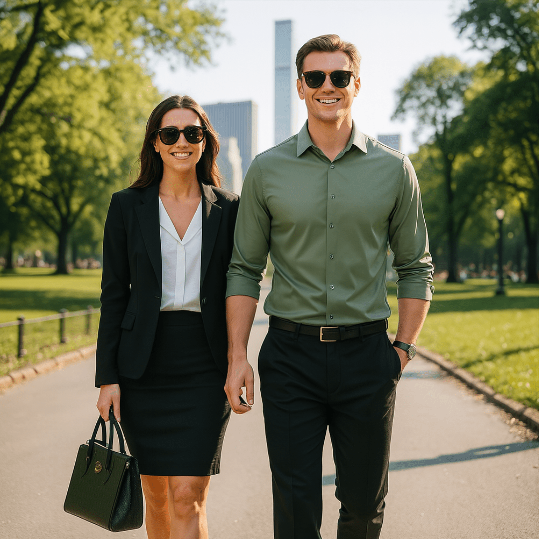 Luxury Ice Silk Shirts - Business and Stylish - SensorySoft