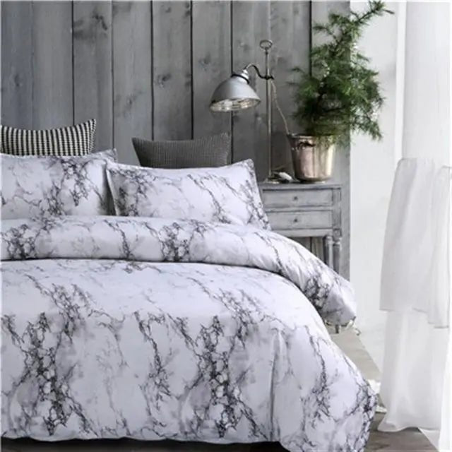 Marble Duvet Cover Bedding Sets - SensorySoft