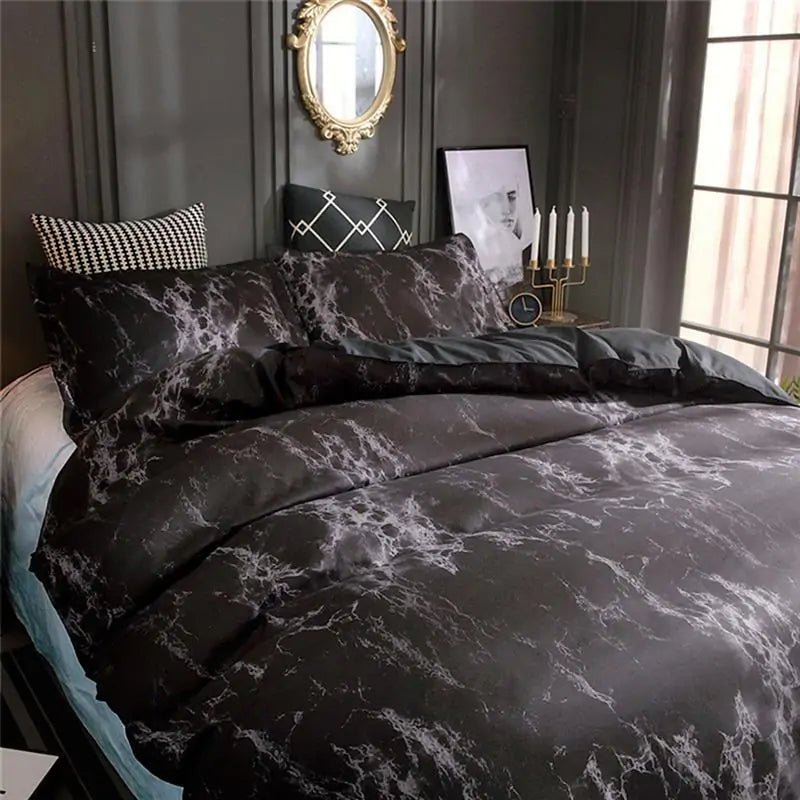 Marble Duvet Cover Bedding Sets - SensorySoft