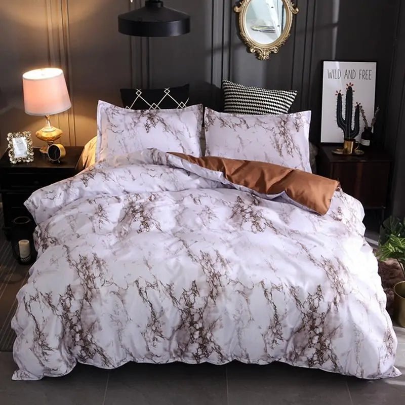 Marble Duvet Cover Bedding Sets - SensorySoft