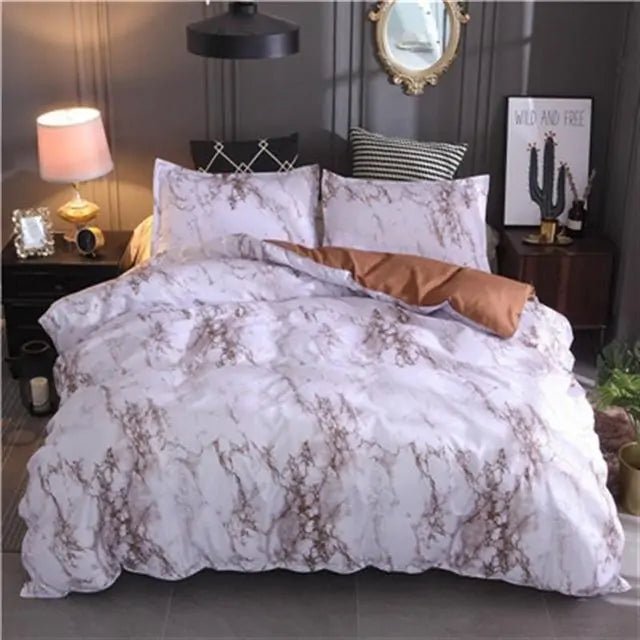 Marble Duvet Cover Bedding Sets - SensorySoft