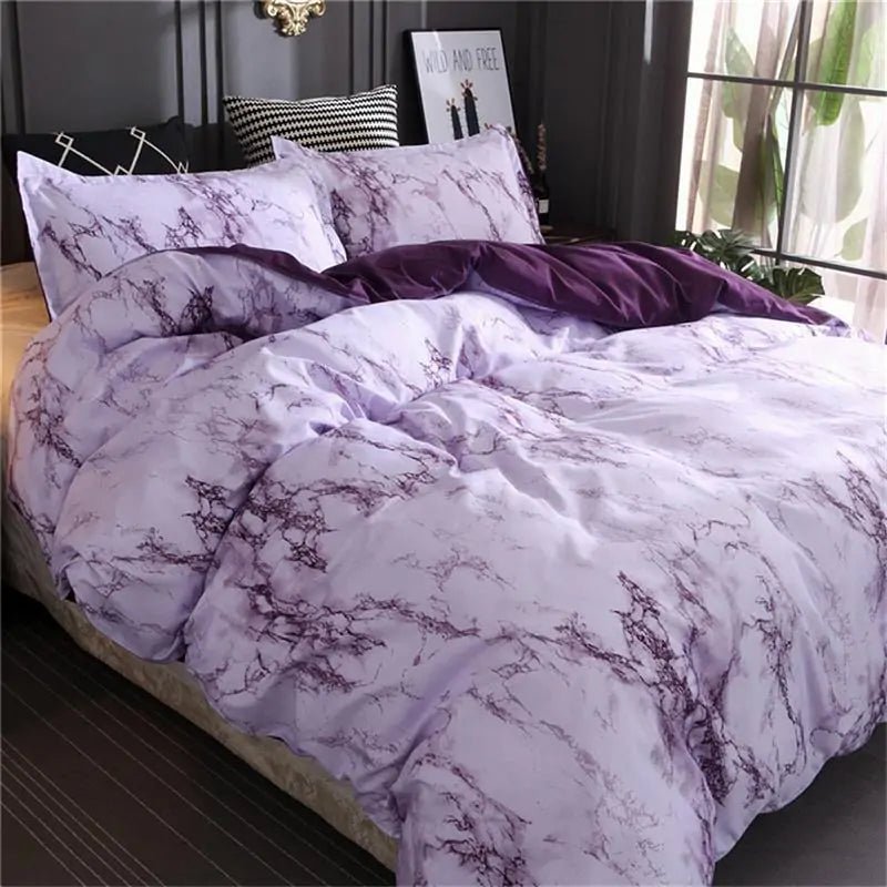 Marble Duvet Cover Bedding Sets - SensorySoft