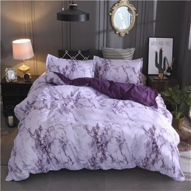 Marble Duvet Cover Bedding Sets - SensorySoft