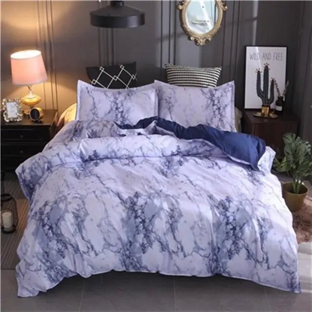 Marble Duvet Cover Bedding Sets - SensorySoft